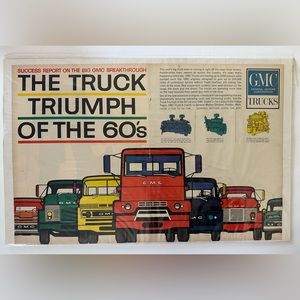 GMC The Truck Triumph Of The 60’s Magazine Advertisements